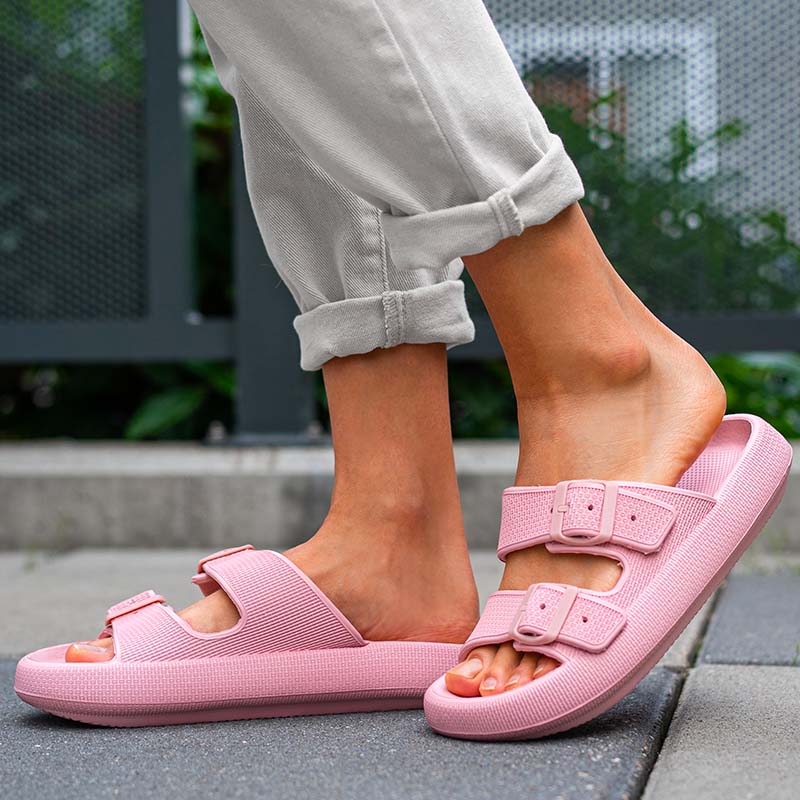 Pink / 6 Slipper The Cloudies™ - Sandals Cloud Slides